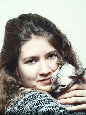 Kaisu Pitkänen harrastaa ruuan lisäksi myös eläimiä. Kuvassa Humu-kissa.