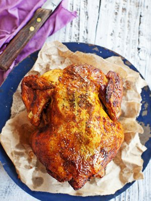 Kokonainen broileri on näyttävä tapaus. Kuva: <span class="photographer">Pia Inberg</span>