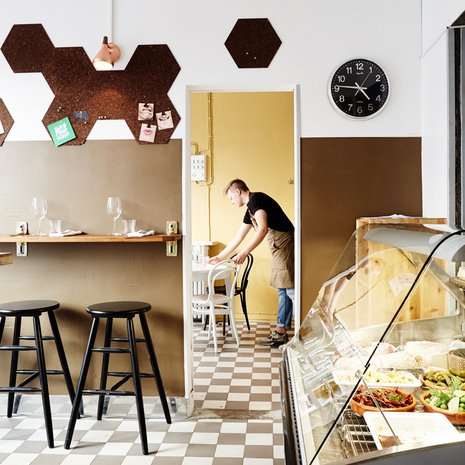 Workshop Delicatessen sijaitsee Punavuoressa. Kuva: <span class="photographer">Tuomas Kolehmainen</span>