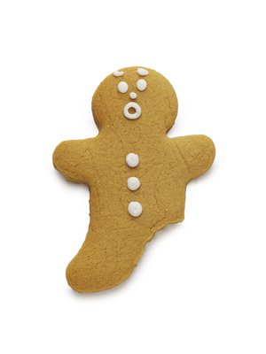 Herkkä ihminen aloittaa piparkakun syömisen jaloista. Kuva: <span class="photographer">Istockphoto.</span>