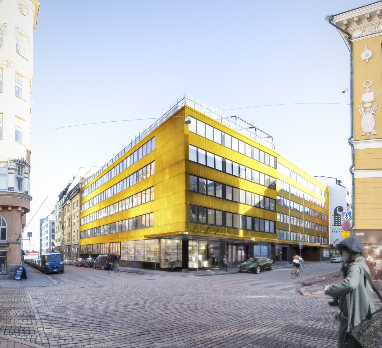 Suuntaa antava havainnekuva tulevan Farougen sijainnista. Kuva: Royal Ravintolat.