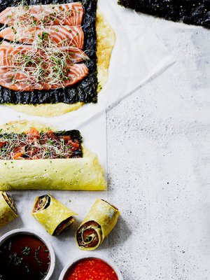 Ruoka maistuu rullan sisällä. Kuva: <span class="photographer">Sami Repo.</span>