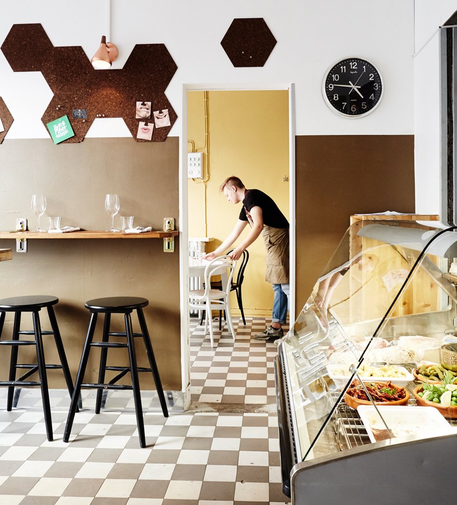 Workshop Delicatessen sijaitsee Punavuoressa. Kuva: <span class="photographer">Tuomas Kolehmainen</span>