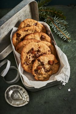 Biscoff-keksitahna tekee rapeista pikkuleivistä herkullisen makeita.