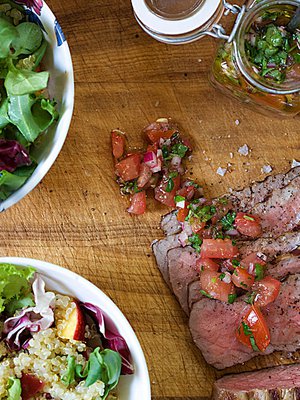 Gluteeniton ateria valmistuu "maku edellä". Kuva: <span class="photographer">Pia Inberg</span>