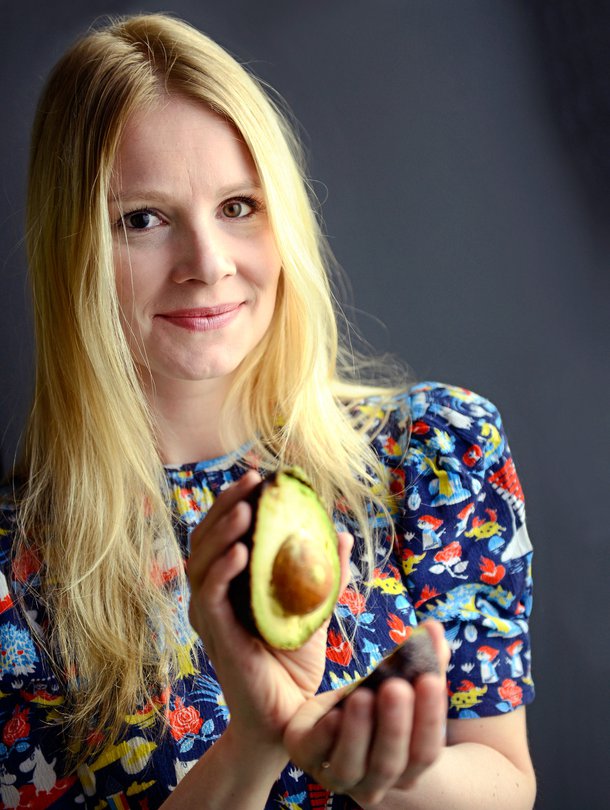 Pamela Tola rakastaa avokadoja. Kuva: <span class="photographer">Jukka Lehtinen</span>