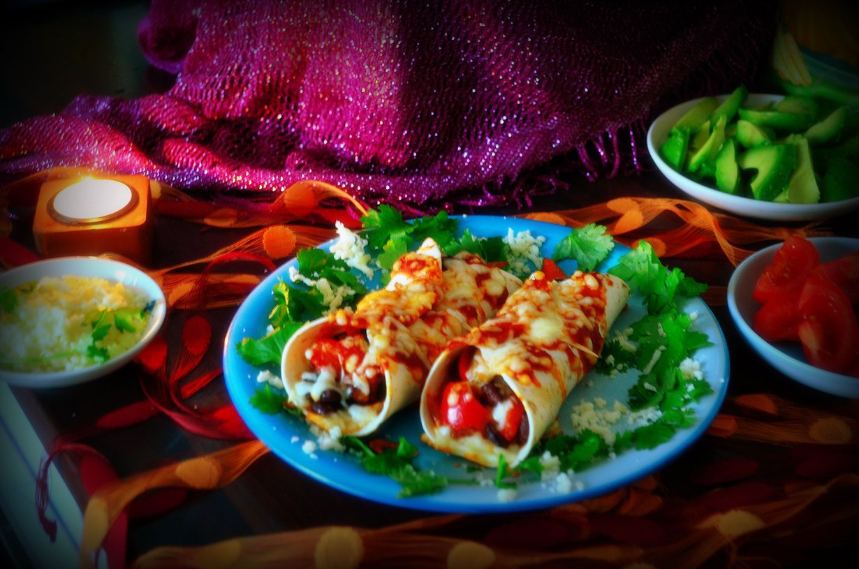 Herkullisen muhevat enchilladat täyttävät päiväsi juhlan