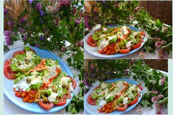 Tortillojen salaatin helmoissa