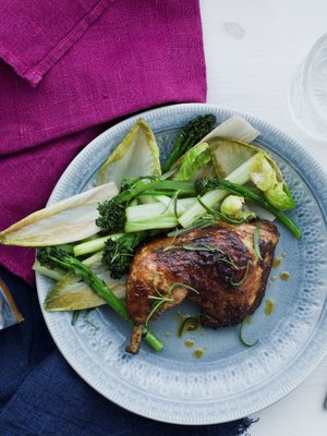 Muscovadolla paahdettu maustebroileri