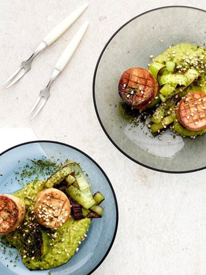 Osterivinokkaista saa marinoimalla ja paistamalla ihanat vegealkupalat juhlapöytään.