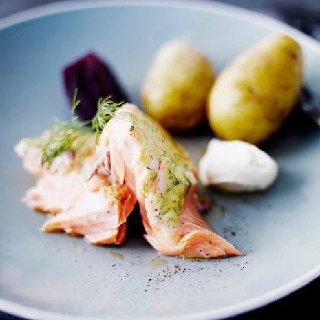 Ei kuivaa hiutalekalaa vaan ihanan mehevää lohta! Kuva: Sami Repo.