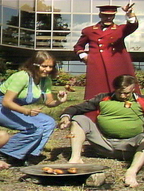 Fakta hommassa grillattiin kielletyllä paikalla. Kuva: <span class="photographer">Yle Kuvapalvelu.</span>