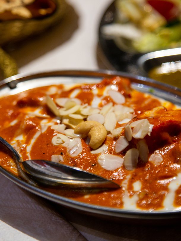 Butter chicken on tuttu intialaisista ja nepalilaisista ravintoloista.