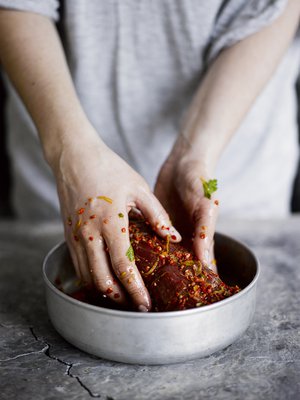 Marinointi viimeistelee grillattavan.  Kuva: <span class="photographer">Sami Repo</span>