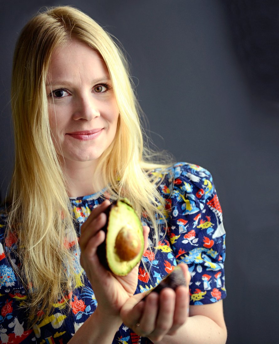 Pamela Tola rakastaa avokadoja. Kuva: <span class="photographer">Jukka Lehtinen</span>
