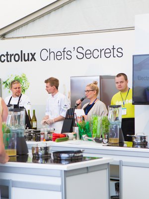 Taste of Helsingissä oli kokkikoulu myös viime vuonna. Kuva: <span class="photographer">Ville Malja.</span>