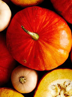 Niin talvi-, myski- kuin hokkaidonkurpitsakin käyvät ihaniin syysruokiin. Kuva: <span class="photographer">Tuomas Kolehmainen</span>